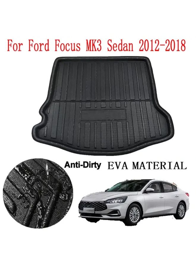 Ford Focus MK3 Hatchback Trunk Mat Cargo Liner 2012 2018 Car Accessories - Image 3